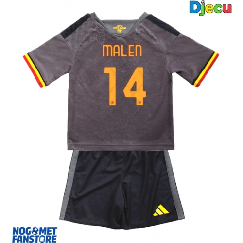 AS Roma Donyell Malen #14 Rezervni Dres za djecu 2026-27 Kratak Rukav (+ Kratke hlače)